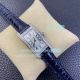 Swiss Copy Cartier Tank Americaine Silver Dial Diamond Bezel Navy Leather Watch (2)_th.jpg